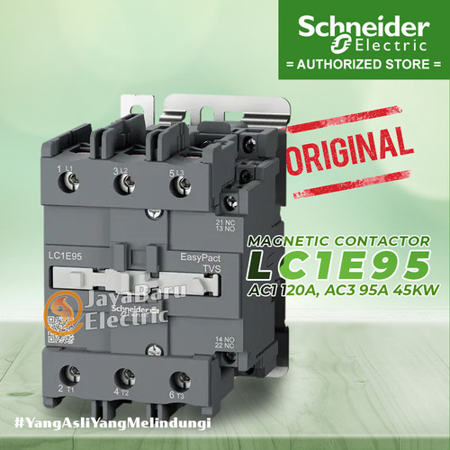 SCHNEIDER Kontaktor Contactor LC1E95 LC1E95B7 LC1E95E7 LC1E95F7 LC1E95M7 LC1E95Q7 24V 48V 110V 220V 380V