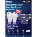 SIMON LED Bulb Motion Sensor 6w - Lampu Sensor Gerak
