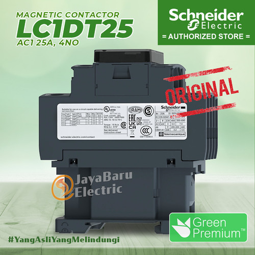 Kontaktor Contactor Schneider LC1DT25 B7 D7 E7 F7 M7 Q7 AC COIL