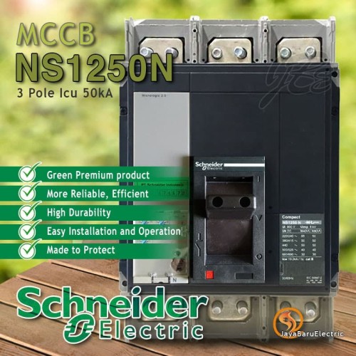MCCB Schneider Compact NS1250N 3P 1250A Micrologic 2.0 33478