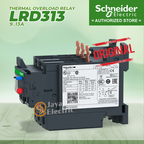 SCHNEIDER Thermal Overload Relay LRD313 9-13A