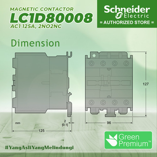 Kontaktor Contactor Schneider LC1D80008 LC1D80008M7 AC COIL