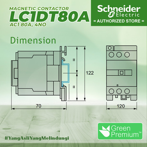 Kontaktor Contactor Schneider LC1DT80 B7 D7 E7 F7 M7 Q7 AC COIL