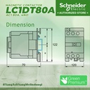 Kontaktor Contactor Schneider LC1DT80 B7 D7 E7 F7 M7 Q7 AC COIL