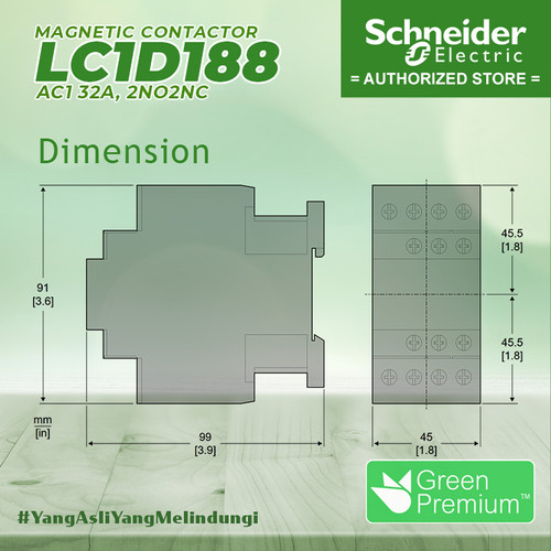 Kontaktor Contactor Schneider LC1D188 B7 D7 E7 F7 M7 Q7 AC COIL