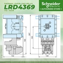 SCHNEIDER Thermal Overload Relay LRD4369 110-140A