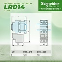 Thermal Overload Relay Schneider LRD14