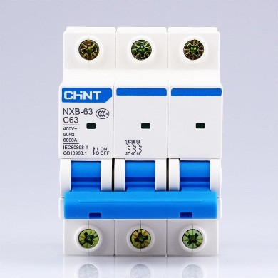 MCB Chint NXB 3P 6kA (6A 10A 16A 20A 25A 32A 40A)