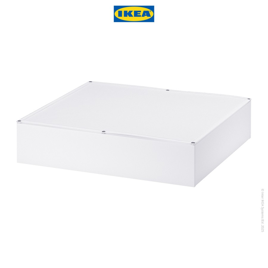 IKEA VARDO Kotak Penyimpanan Bawah Tempat Tidur Putih 65x70cm
