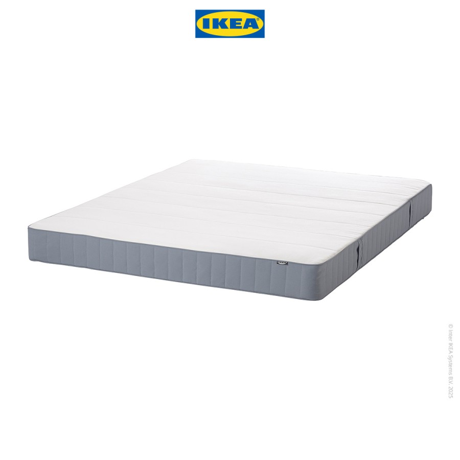 IKEA VESTMARKA Kasur Pegas Keras Biru Muda 160x200cm