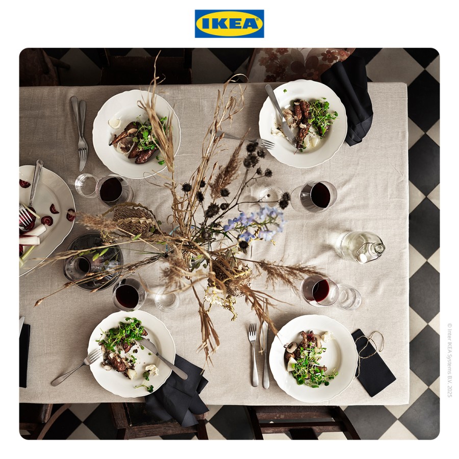 IKEA UPPLAGA Piring Makan 28cm