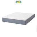 IKEA VAGSTRANDA Kasur Kantong Pegas Tipe Keras Biru Muda 180x200cm