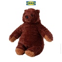 IKEA DJUNGELSKOG Boneka Beruang Coklat 28cm