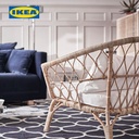 IKEA STOCKHOLM 2017 Kursi Berlengan Bahan Rotan
