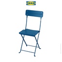 IKEA SUNDSO Kursi Luar Ruangan Minimalis Biru