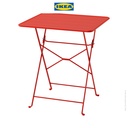 IKEA SUNDSO Meja Luar Ruangan Merah Terang 65x65cm
