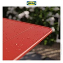 IKEA SUNDSO Meja Luar Ruangan Merah Terang 65x65cm