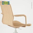 IKEA STIGBYGEL Kursi Kerja Putar Krem/Putih