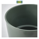 IKEA SOJABONA Pot Tanaman Abu-abu/Hijau 9cm