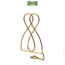 IKEA SPAJL Penahan Buku Minimalis Emas
