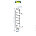 IKEA SKUGGRONA Stand Tanaman Gantung Dinding Hitam 54cm
