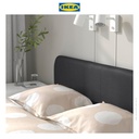 IKEA SLATTUM Rangka Tempat Tidur Berlapis Abu Tua 160x200cm