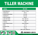 MAHKOTA CULTIVATOR MESIN TILLER BAJAK MC-800
