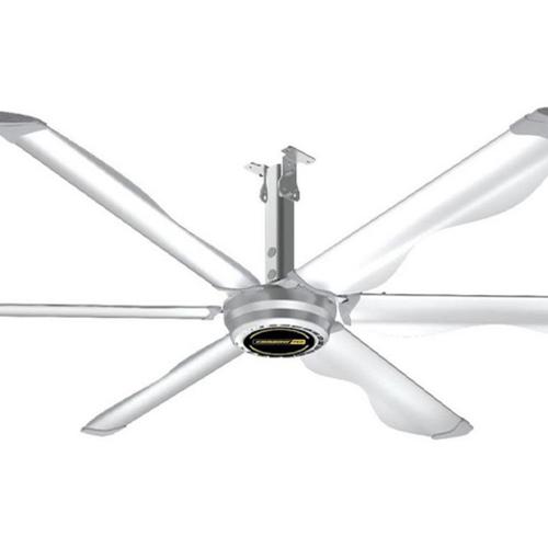 Krisbow 2 mtr Kipas Angin Plafon Hvls D2 130 Watt 1P Ceiling Fan Kipas Baling Langit-Langit Plafon Fan Penyejuk Ruangan Kipas Pabrik Gudang Warehouse Fan