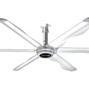 Krisbow 2 mtr Kipas Angin Plafon Hvls D2 130 Watt 1P Ceiling Fan Kipas Baling Langit-Langit Plafon Fan Penyejuk Ruangan Kipas Pabrik Gudang Warehouse Fan