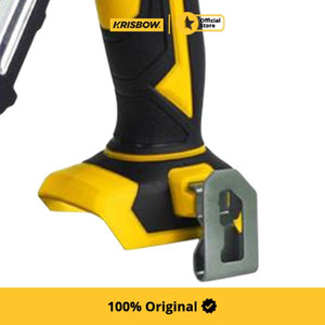 Krisbow Lampu Kerja Rechargeable 500 Lumens - Kuning Worklight Led Working Light Perlengkapan Proyek Bangunan Tukang