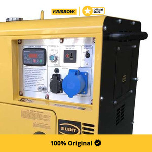 KRISBOW GENERATOR DIESEL HP 4000W 1 PH SILENT CWA KRPD40