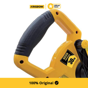 Krisbow 30 mtr Meteran Gulung Fiberglass Lrmtf31 - Kuning Alat Pengukur Barang Alat Ukur Bangunan Measuring Tape Peralatan Tukang Bangunan