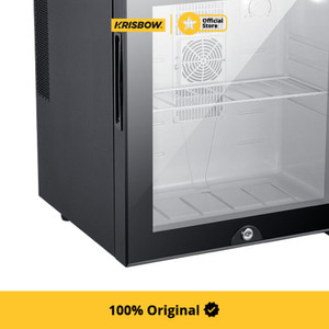 Krisbow 30 ltr Lemari Pendingin Thermo Electric - Hitam Kulkas Showcase Tempat Penjaga Suhu Dingin Lemari Es Chiller Minuman Elektronik Rumah Tangga Dan Restoran