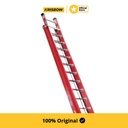 Krisbow Werner 9.6 mtr Tangga Ekstensi Fiberglass 32 Step D6232-2As - Merah Multifunction Household Ladder Extension Ladder Tangga Sambungan Peralatan Rumah Tangga Perlengkapan Tukang