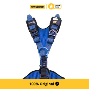 Krisbow Irudek Harness Full Body 5D Ring Wind 3S-M - Biru Body Harness Ikatan Tali Badan Tubuh Pelindung Tubuh Perlengkapan Keselamatan Perlengkapan Industri Bangunan