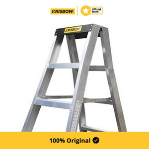 Krisbow 1.1 mtr Tangga Lipat Aluminium 4 Twin Step Prlt1104A