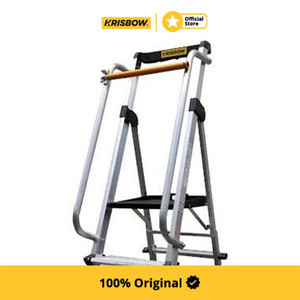 Krisbow 1.1 mtr Tangga Aluminium Rolling Multi 4X2 Step Prlrm1108
