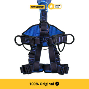 Krisbow Irudek Harness Full Body 5D Ring Wind 3S-M - Biru Body Harness Ikatan Tali Badan Tubuh Pelindung Tubuh Perlengkapan Keselamatan Perlengkapan Industri Bangunan