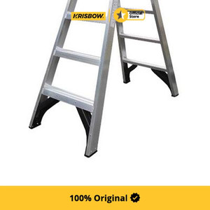 Krisbow 1.7 mtr Tangga Aluminium Twin 6 Step Prlt1706A