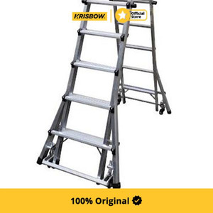 Krisbow 2.8 mtr Tangga Aluminium Rolling Multi 4X5 Step Prlrm2820