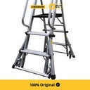 Krisbow 1.1 mtr Tangga Aluminium Rolling Multi 4X2 Step Prlrm1108