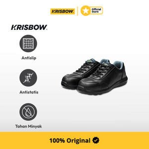 Krisbow Ukuran 40 Rhea Sepatu Pengaman - Hitam