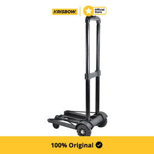 Krisbow 50 kg Troli Barang Lipat Plastik Perlengkapan Gudang Peralatan Industri Hand Truck Folding Plastic