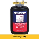 Krisbow 50 ml Threadlocker High Temperature K1272 - Hitam Lem Sekrup Anti Oli Perekat Ulir Tahan Oli Perlengkapan Tukang