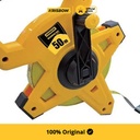Krisbow 50 mtr Meteran Gulung Fiberglass Lrmtf51 - Kuning Alat Pengukur Barang Alat Ukur Bangunan Measuring Tape Peralatan Tukang Bangunan
