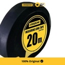 Krisbow 20 mtr Meteran Steel Lrmts21 - Kuning Alat Pengukur Barang Alat Ukur Bangunan Measuring Tape Peralatan Tukang Bangunan