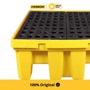 Krisbow Spill Pallet Wadah Cairan Kimia & Oli 260 Ltr
