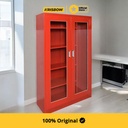 Krisbow Fire Cabinet Lemari Alat Pemadam Kebakaran - Merah