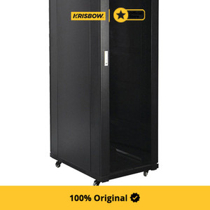 Krisbow Rack Rak Besi Kabinet Instalasi Jaringan - Hitam