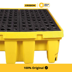 Krisbow Spill Pallet Wadah Cairan Kimia & Oli 260 Ltr